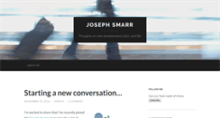 Desktop Screenshot of josephsmarr.com